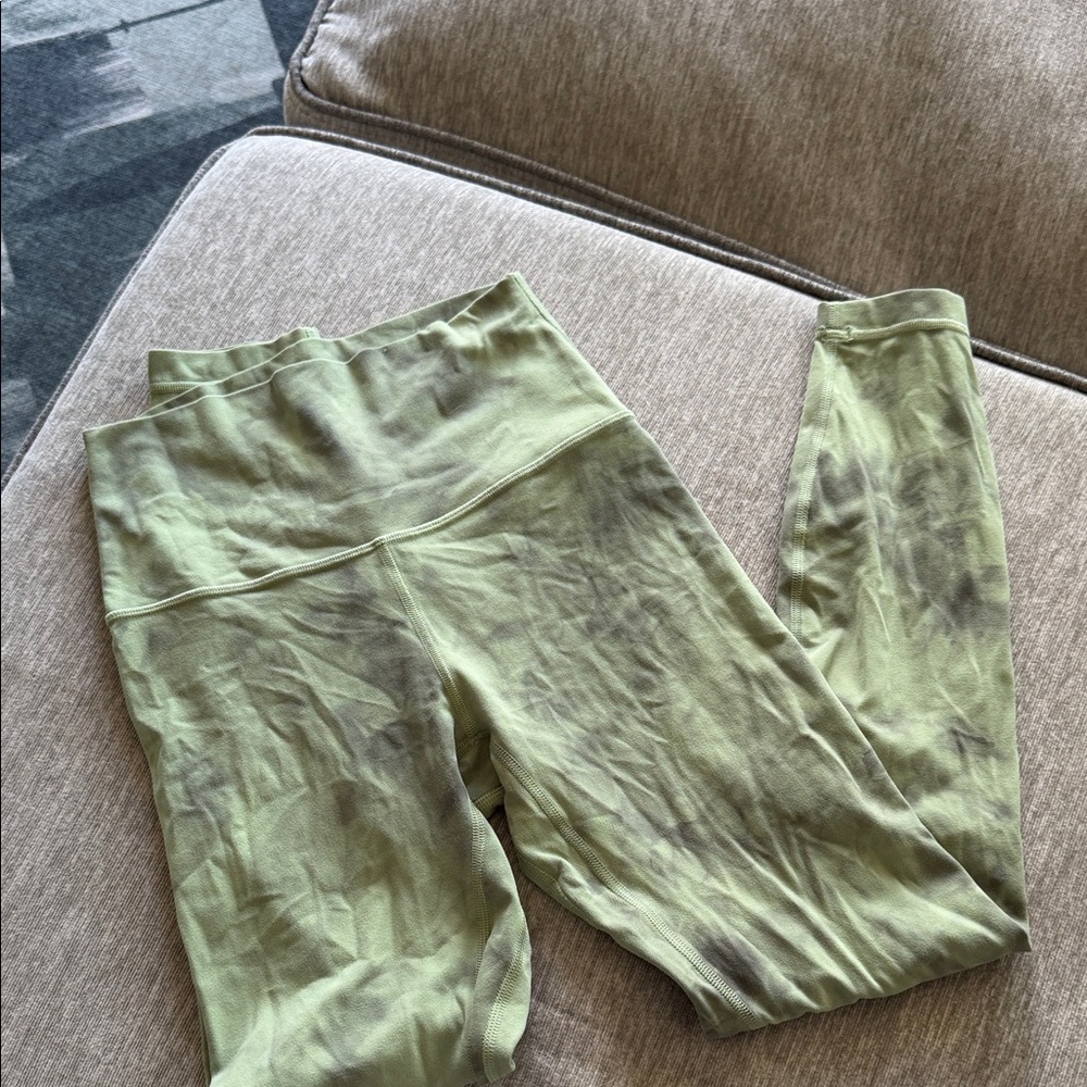 Light green lululemon align pants